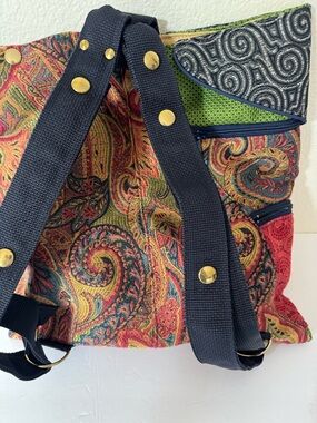 Carson Rogers Designer Tucson Carogi Multicolor Tapestry Backpack